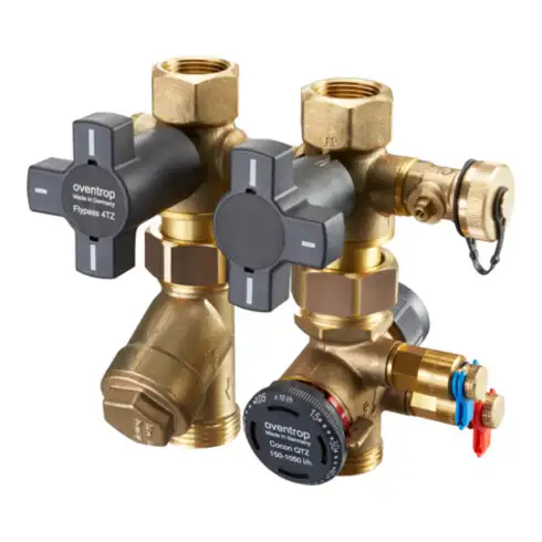 Oventrop Set de raccordement Flypass Set1 DN 20, 250 - 1800 l/h, 2x insertions