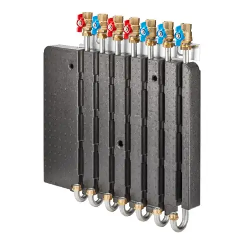 Oventrop Set de raccords à boisseau sphérique pour coupure, pour Regudis W-HTE