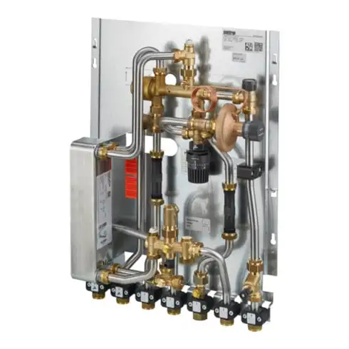 Oventrop Station d'appartement Regudis W-HTU Puissance 1, max 12 l/m, nickelé