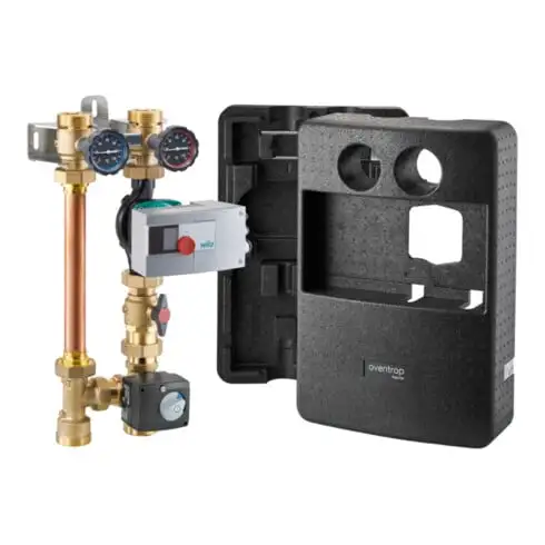 Oventrop Système de fixation Regumat M3-180Plus DN 32, Grundfos MAGNA3 32-100