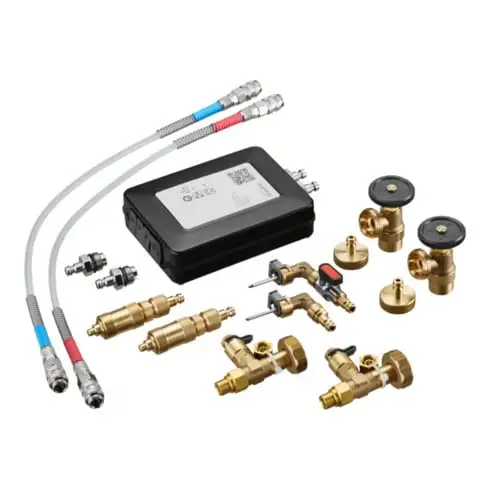 Oventrop Système de mesure OV-DMC 3 m avec fonction WLAN, accessoires, dans valise