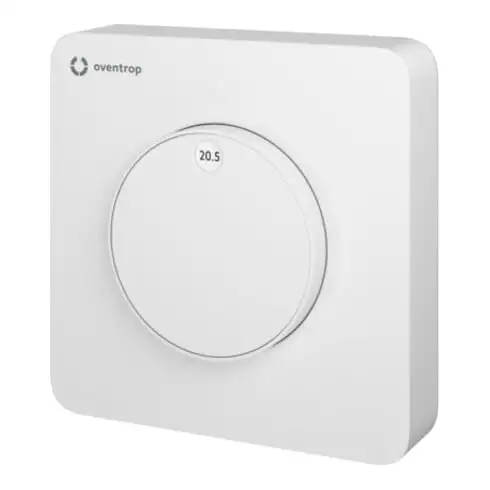 Oventrop Thermostat d’ambiance ClimaCon F 100-Esclave 230 V, AP, Chauffage/Refroidissement, filaire