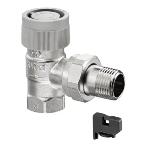 Oventrop Thermostat de radiateur série AQH angle, DN 15, R 1/2, Rp 1/2