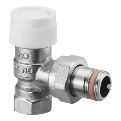 Oventrop Thermostat de radiateur série AV 9 DN 15, angle, laiton verni, auto-étanche