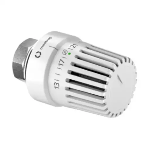 Oventrop Thermostat Uni LH 7-21 °C, avec position 0, blanc, avec liquide