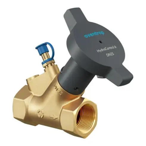 Oventrop Vanne de régulation Hydrocontrol A DN 32, Rp 1 1/4, PN 25, 2x FI, MS