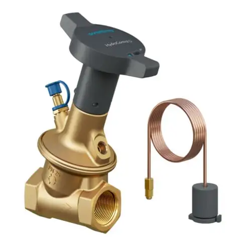 Oventrop Vanne de régulation Hydrocontrol D DN 50, Rp 2, PN 25, 2 x FI, laiton