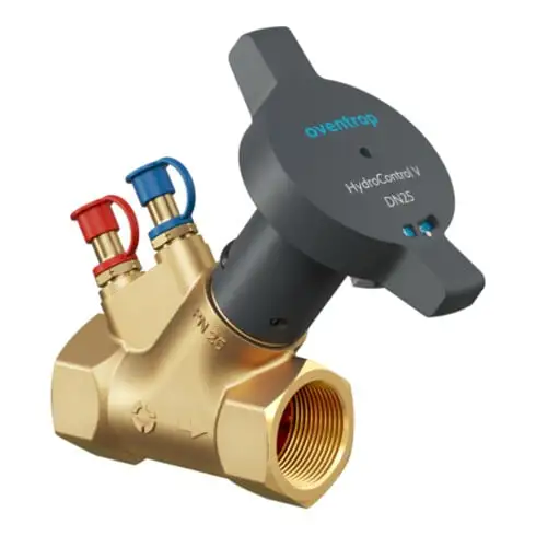 Oventrop Vanne de régulation Hydrocontrol V DN 40, PN 25, 2x raccords intérieurs, laiton