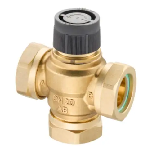 Oventrop Vanne mélangeuse trois voies Tri CTB DN 20, G 1, filetage extérieur, PN 16