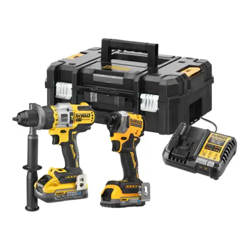 Pack de batteries combiné DEWALT 18V 5 Ah / 1,7 Ah