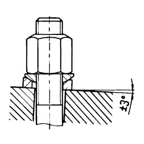 Paire de supports parallèles AMF No.6348PS H.42xB.14xL.150mm Standard Standard
