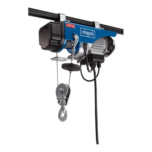 Palan électrique à câble Scheppach HRS250 530 W 230V 50Hz