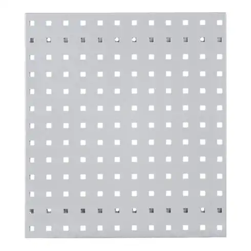 Panneau perforé l.450xL500mm gris clair, RAL 7035