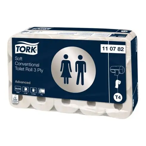 Papier toilette TORK Advanced 3 couches, motif gaufré