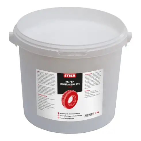 Pâte de montage de pneus STIER, blanche, 5 kg