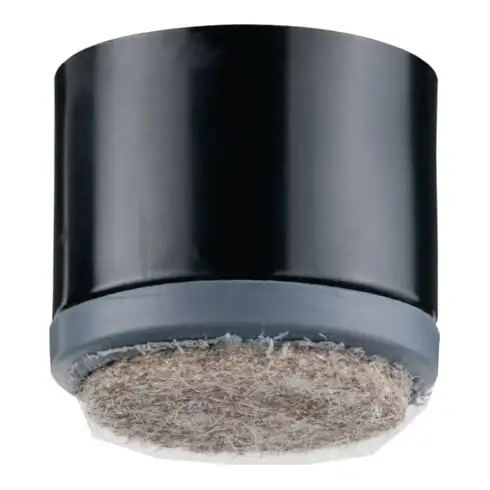 Patin en feutre cap.charge 50 kg longueur de montage 36 mm P. de montage 24 mm B