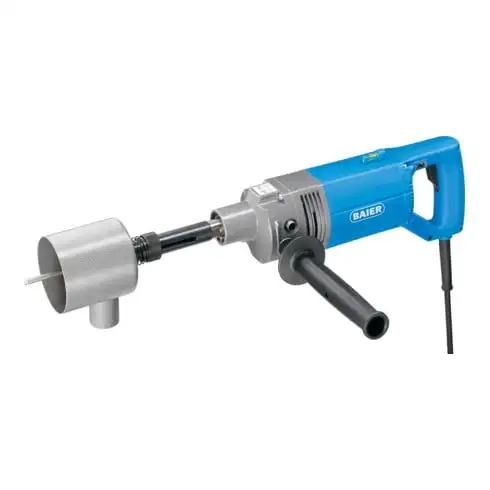 Perceuse diamant à sec Baier BDB 822AP cloche d'aspiration et coffret de transport inclus