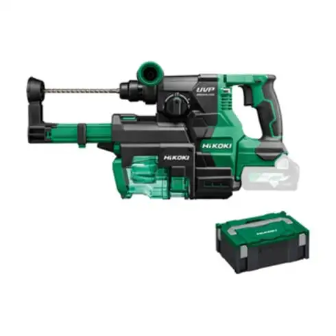 Perforateur-burineur sans fil HiKOKI (SDS-plus) DH3628DA Basic (HSC II) + système d'aspiration des poussières