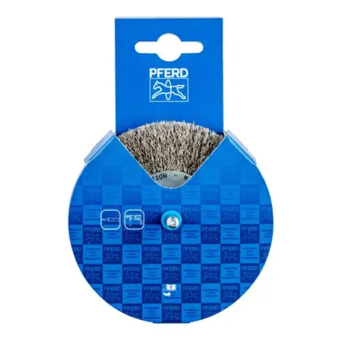 PFERD Brosses plates sur tige, non torsadées POS RBU 10010/6 INOX 0,30