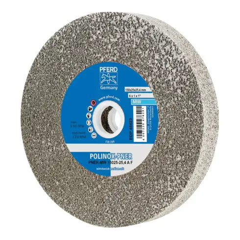 PFERD Roues à alésage compactes POLINOX PNER-MW 15025-25,4 A F