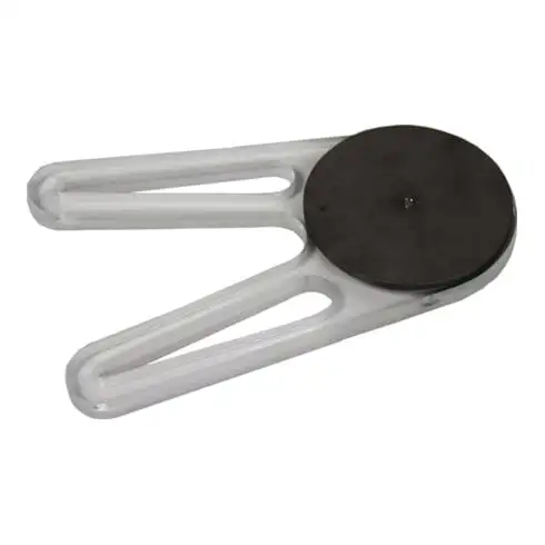 Pied L220xl150xH16mm plaque en acrylique transparente