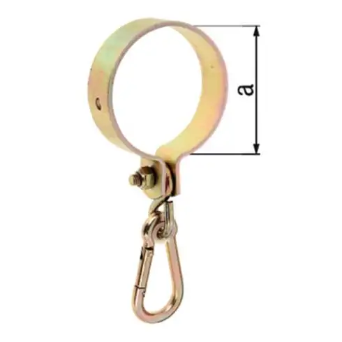 Pince à bascule D.100mm STA galv. jaune galv. jaune charge max. 70kg GAH