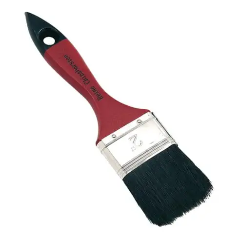 Pinceau à laquer industriel taille mm 20 0,75 po. soies mélangées noires industr