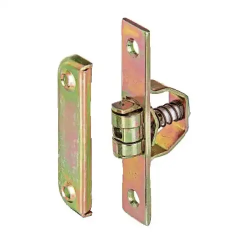 Plaque Rollschnäpper 18x90mm trou-D. 6/4,8mm STA galv. m. patin de verrouillage HGA