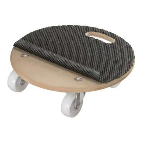 Plateau roulant STIER Basic+ round avec tapis antidérapant