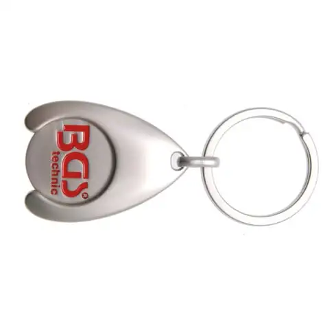 Porte clé avec Jeton pour caddy BGS®