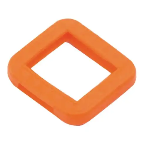 Porte-clés d'identification BKS clé couleurs assorties dans vitrine d'exposition