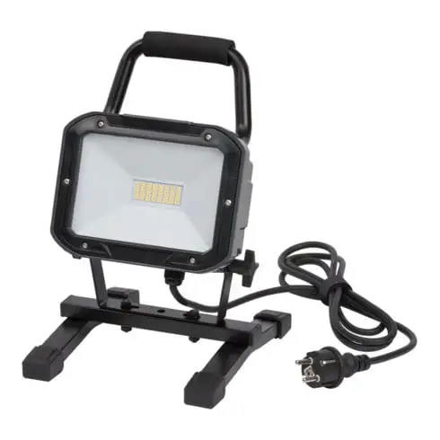 Projecteur à LED 30 W 2350 lm 2 m H05RN-F 3x1 mm² IP54 carton de vente coloré BR