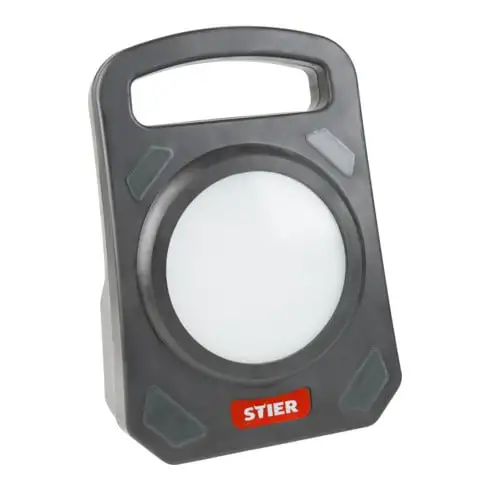 Projecteur de chantier à LED CMS STIER, 50 W, 4 000 lumens avec 3 prises de sécurité