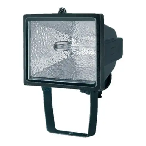 Projecteur halogène H 500 IP54 400W 8545lm noir Catégorie rendement énergétique C
