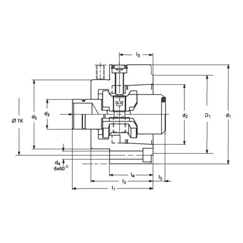 RÖHM Bride d'adaptation avec système de serrage HSK-C80