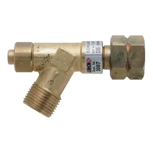 Raccord de sécurité débit max. 6 kg/h 1,5 bar KAYSER