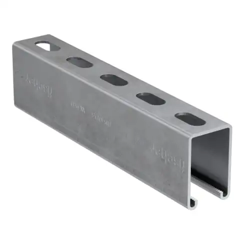 Rail fischer FUS 62/2,5 - 6 m fvz galvanisé à chaud