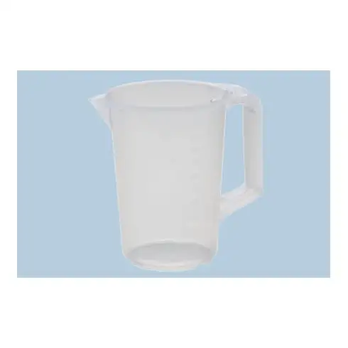 Récipient gradué 1 000 ml, PP, 1 échelle poignée fermée, transparent