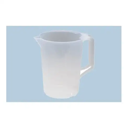 Récipient gradué 2 000 ml, PP, 1 échelle poignée fermée, transparent