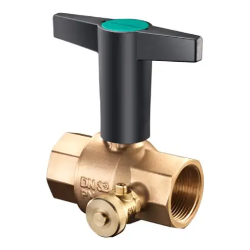 Robinet à boisseau sphérique OV pour eau potable Optibal TW DN15, 1/2IG, bronze