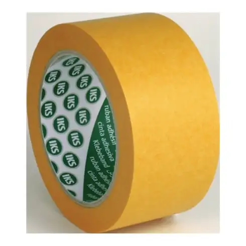 Ruban de recouvrement K544 lisse jaune L. 50 m l. 19 mm Rouleau IKS