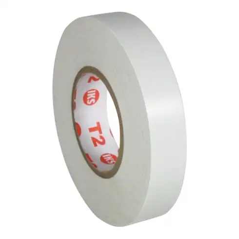 Ruban isolant E91 blanc L. 33 m l. 19 mm Rouleau IKS