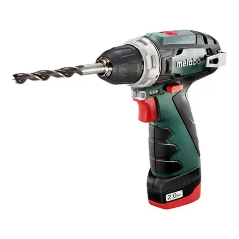 Sacoche pour perceuse sans fil Metabo PowerMaxx BS ; 10.8V 1x2Ah Li-Ion + LC 40