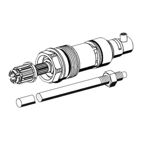 Schell partie supérieure POLAR II incl. broche 177,5mm, avec aide à la coupe