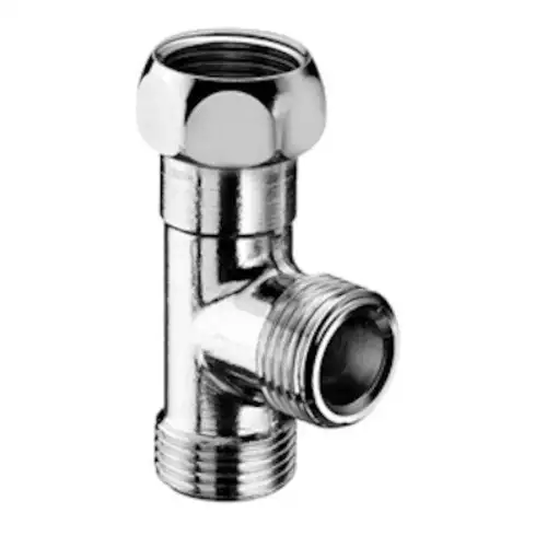 Schnegel Schell pièce en T chrome 3/8