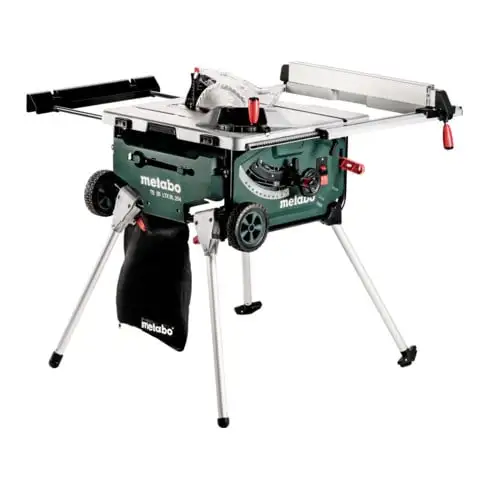 Scie à table sans fil Metabo TS 36 LTX BL 254 + châssis de base et fonction chariot