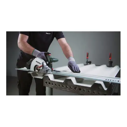 Scie circulaire à métaux à batterie Metabo MKS 18 LTX 58 MetaLoc ; 18V 2x5.5Ah LiHD + ASC 55