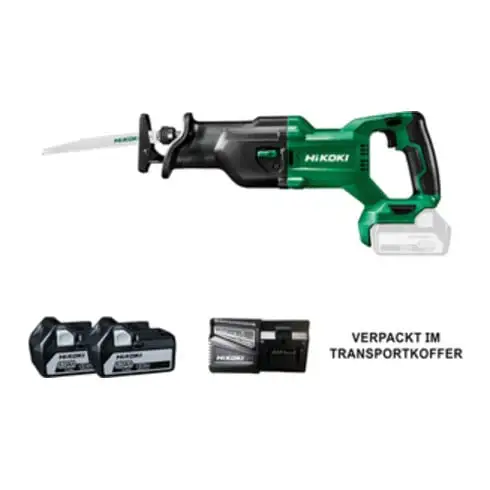 Scie sabre sans fil HiKOKI CR18DB (5,0 Ah)
