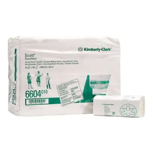 Serviette Scott 6604 2 couche blanc L230xl250env.mm adapté à 90 00 469 672, 90 0