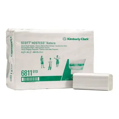 Serviette Scott 6811 2 couche blanc L230xl250env.mm adapté à 90 00 469 672, 90 0